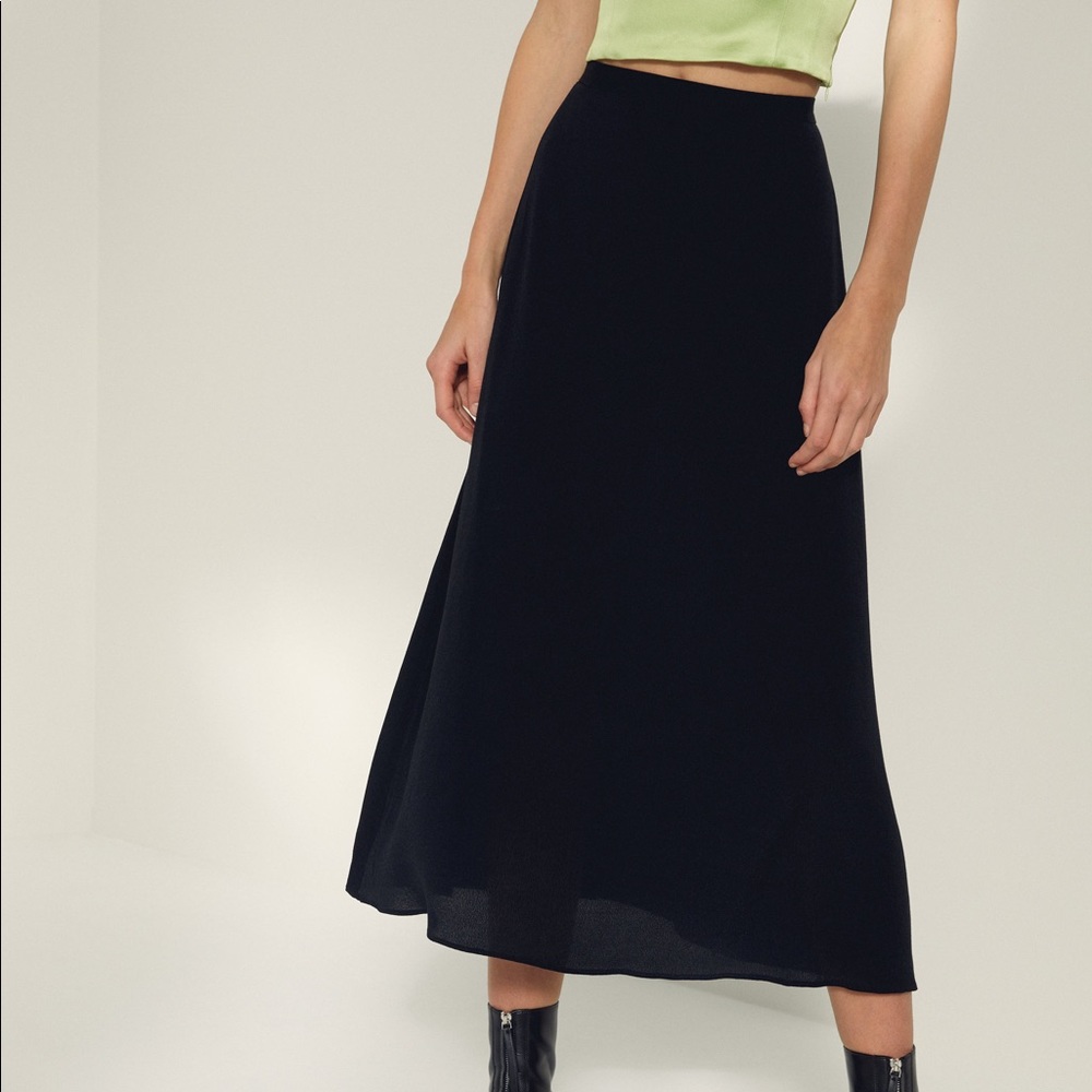 Wilfred Black Maxi Skirt